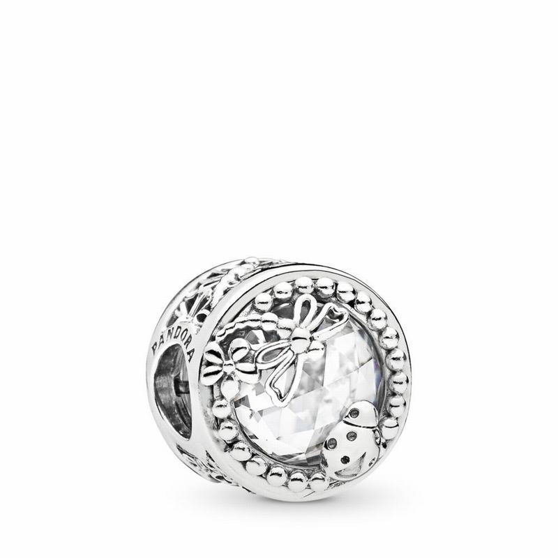 Pandora Enchanted Nature Charm - Sterling Silver/Cubic Zirconia - Canada | SB9387RV